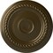 Ekena Millwork Small Alexandria Ceiling Medallion (Fits Canopies up to 4 5/8"), Hnd-Painted Brass, 7 7/8"OD x 3/4"P CM07ALBRS - alternate 1